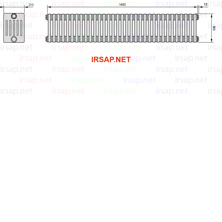 Радиатор IRSAP Tesi 60365/33 T23 CL 01